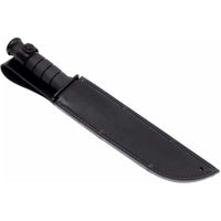 Ka-Bar Fighting Knife - Big Brother Plain and Serrated Blade Black Handle | KB2211 ,