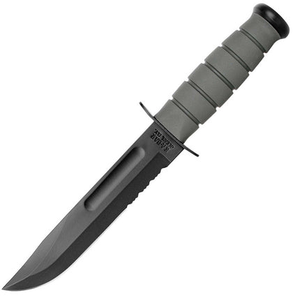 Ka-Bar Fighting Knife - Foliage Serrated Edge Blade Utility Kraton G Handle | KB5012 ,