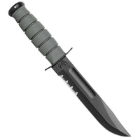 Ka-Bar Fighting Knife - Foliage Serrated Edge Blade Utility Kraton G Handle | KB5012 ,
