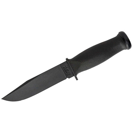 Ka-Bar Fighting Knife - USN Mark I Plain Edge Blade Black Kraton G Handle | KB2221 ,