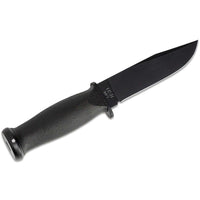 Ka-Bar Fighting Knife - USN Mark I Plain Edge Blade Black Kraton G Handle | KB2221 ,