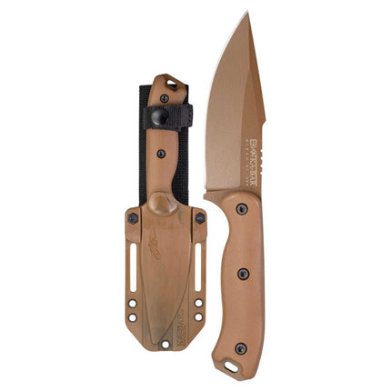 Ka-Bar Fixed Knife - BK18 Becker Cro-Van Steel Harpoon Blade Bronze Handle | KB0018 ,