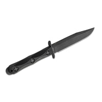 Ka-Bar Fixed Knife - Ek Model 5 Black Bowie Style Glass-Filled Nylon Handle | EK45 ,