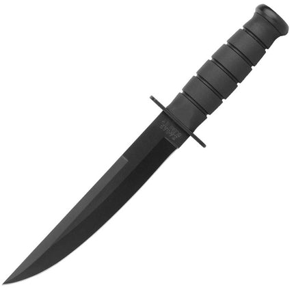 Ka-Bar Fixed Knife - Modified Tanto Carbon Steel Blade Kraton G Handle | KB1266 ,