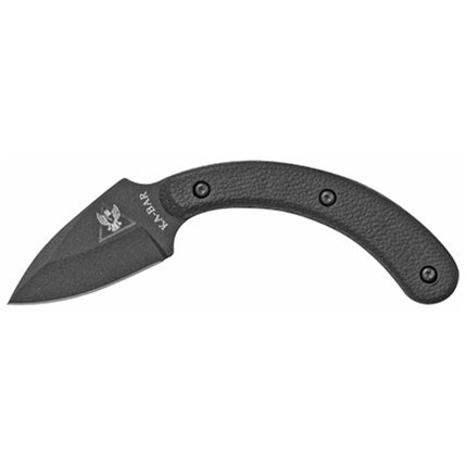 Ka-Bar Fixed Knife - TDI Ladyfinger Black Plain Edge Blade Zytel Handle | KB1494 ,