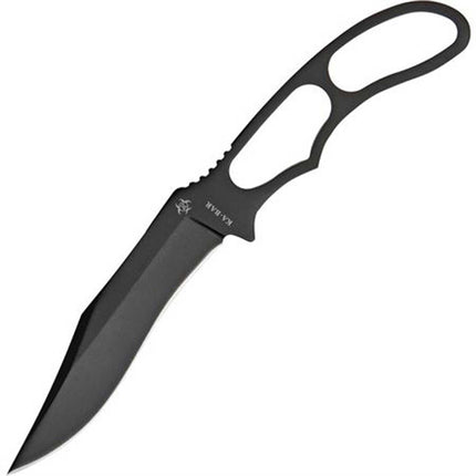 Ka-Bar Fixed Knife - Zombie Archeron Black Plain Blade Skeleton Handle | KB5699BP ,
