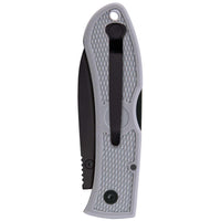 Ka-Bar Folding Knife - Dozier 3 inch Black Plain Blade and Zytel Handle | KB4062GY ,
