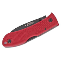 Ka-Bar Folding Knife - Dozier Spear Point Steel Blade Red Zytel Handle | KB4062RD ,