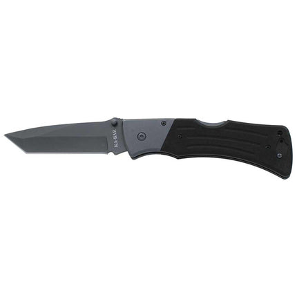 Ka-Bar Folding Knife - Mule Plain Tanto Steel Blade Black Handle Heavy-Duty | KB3064 ,