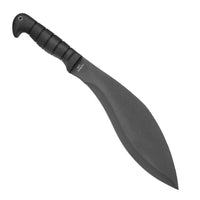 Ka-Bar Machete Knife - Black 1085 Carbon Steel Kukri Blade Kraton G Handle | KB1249 ,