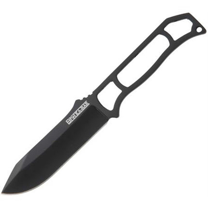 Ka-Bar Neck Knife - Becker Clip Point Plain Blade Black Skeleton Handle | KB0023BP ,