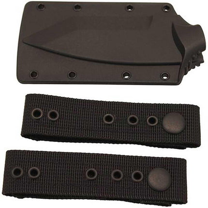 Ka-Bar Sheath - Black Hard Plastic with Velcro Straps for Large TDI Knives | KB1482S ,
