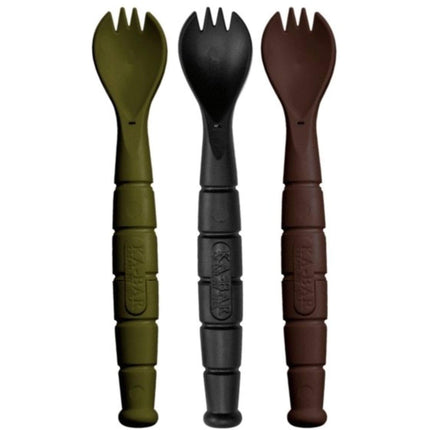 KA-BAR Spork Set - Field Kit with Fixed Serrated Knife Internally, 3 Pac | 9909MIL ,