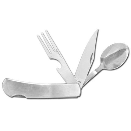 Ka-Bar Utensil Kit - Hobo Stainless Steel 3-in-1 Outdoor Lockback Style | KB1300 ,