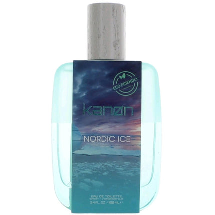 Kanon Men's Eau De Toilette Spray - Nordic Ice Captivating Fragrance, 3.4 oz ,