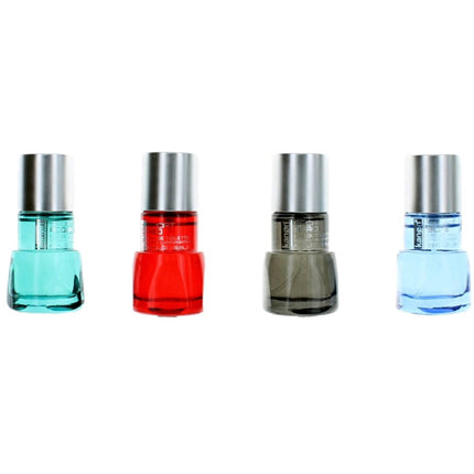 Kanon Men's Variety Set - Sport Acqua, Red, Black, Blue Eau De Toilette Spray, 4 Piece ,