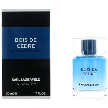 Karl Lagerfeld Men's Eau De Toilette - Bois De Cedre Long-Lasting Fragrance, 1.7 oz ,