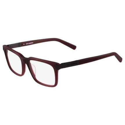 Karl Lagerfeld Unisex Eyeglasses - Full Rim Matte Bordeaux Acetate Frame | KL912 82 ,