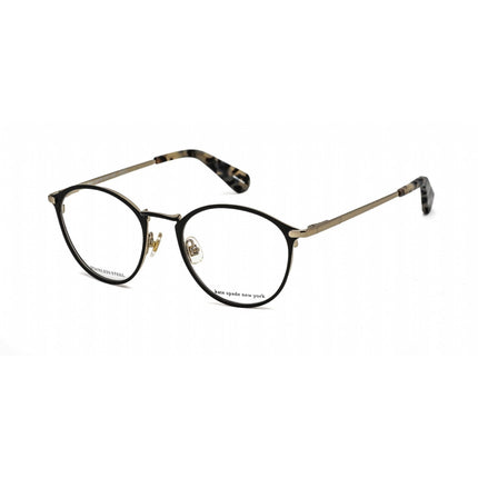 Kate Spade Men's Eyeglasses - Clear Lens Black/Havana Round Frame | Jalyssa 807 00 ,