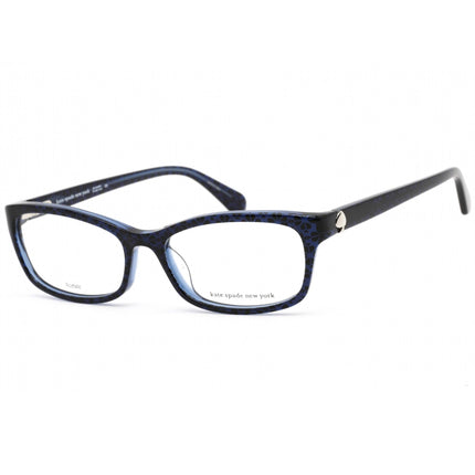 Kate Spade Unisex Eyeglasses - Clear Demo Lens Blue Pattern Frame | Lizabeth 0S6F 00 ,