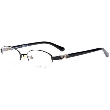 Kate Spade Women's Eyeglasses - Black Metal Oval Frame | KATE SPADE JADELYN/F 807 ,