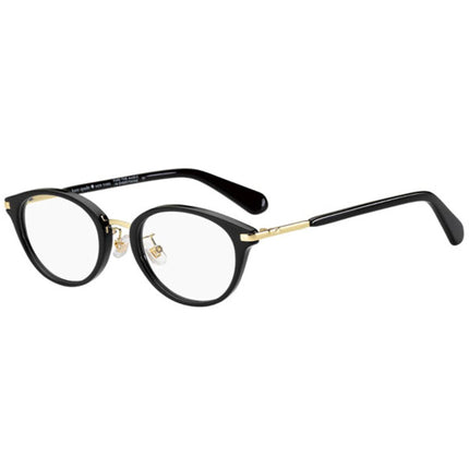 Kate Spade Women's Eyeglasses - Black Plastic Round Frame | KATE SPADE KIYANA/F 807 ,