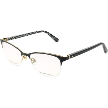 Kate Spade Women's Eyeglasses - Black Rectangular Metal Frame | KATE SPADE BRIEANA 807 ,