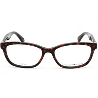 Kate Spade Women's Eyeglasses - Black/Red Rectangular Acetate Frame | Brylie 07RM 00 ,