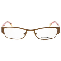 Kate Spade Women's Eyeglasses - Brown/Pink Rectangular Metal Frame | Marissa 0X06 00 ,