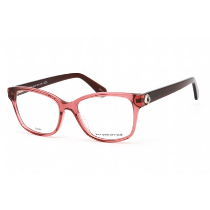 Kate Spade Women's Eyeglasses - Burgundy Acetate Cat Eye Frame | REILLY/G 0LHF 00 ,