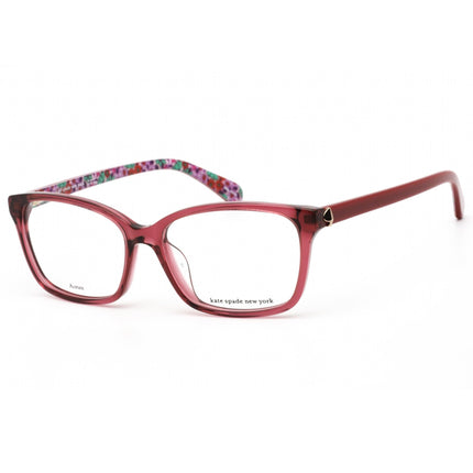Kate Spade Women's Eyeglasses - Burgundy Rectangular Shaped Frame | Miriam/G 0LHF 00 ,