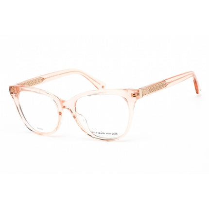 Kate Spade Women's Eyeglasses - Cat Eye Clear Peach Brown Acetate Frame | NEVAEH 733 ,