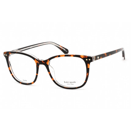 Kate Spade Women's Eyeglasses - Clear Demo Lens Havana Square Frame | Joliet 0086 00 ,