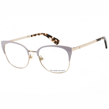 Kate Spade Women's Eyeglasses - Clear Demo Lens Plum/Gold Frame | Kalie 00T7 00 ,
