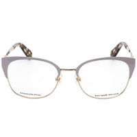 Kate Spade Women's Eyeglasses - Clear Demo Lens Plum/Gold Frame | Kalie 00T7 00 ,
