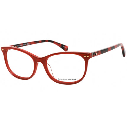 Kate Spade Women's Eyeglasses - Clear Demo Lens Red Acetate Frame | RAELYNN 0C9A 00 ,