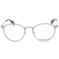 Kate Spade Women's Eyeglasses - Clear Demo Lens Violet Round Frame | Jalyssa 0B3V 00 ,