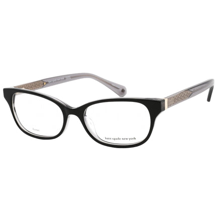 Kate Spade Women's Eyeglasses - Clear Lens Black Rectangular Frame | Rainey 0807 00 ,