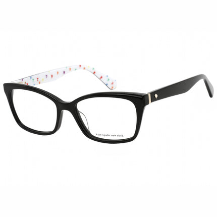 Kate Spade Women's Eyeglasses - Clear Lens Black/Multicolor Frame | Jeri 06ZL 00 ,