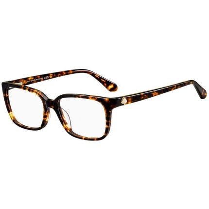 Kate Spade Women's Eyeglasses - Dark Havana Square Frame | KATE SPADE JORDANA 86 ,