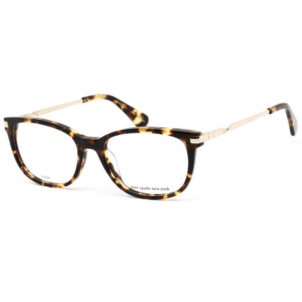 Kate Spade Women's Eyeglasses - Dark Havana/Gold Oval Shaped Frame | Jailene 0086 00 ,