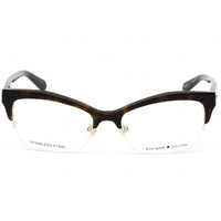 Kate Spade Women's Eyeglasses - Half Rim Havana Cat Eye Shaped Frame | Lyssa 0086 00 ,