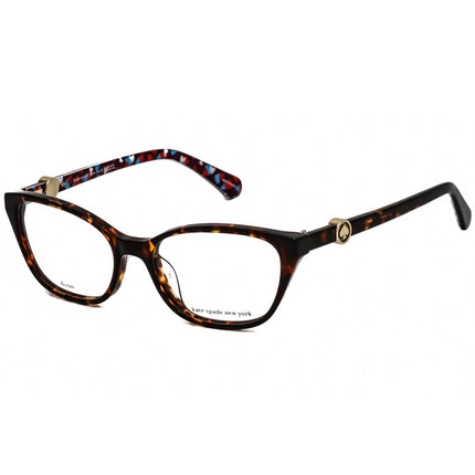 Kate Spade Women's Eyeglasses - Havana Cat Eye Shape Acetate Frame | Emmalee 0086 00 ,