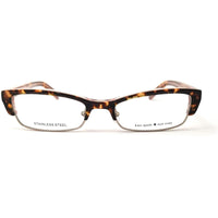 Kate Spade Women's Eyeglasses - Havana Metal Half Rim Frame | KATE SPADE JOETTA 0FK2 ,