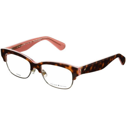 Kate Spade Women's Eyeglasses - Havana Pink Cat Eye Frame | KATE SPADE SHANTAL 0QTQ ,