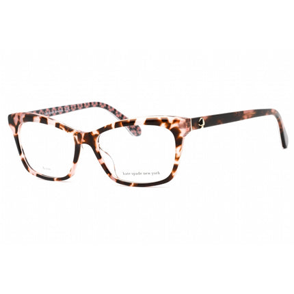 Kate Spade Women's Eyeglasses - Havana Pink Plastic Rectangular Frame | CARDEA 00T4 00 ,