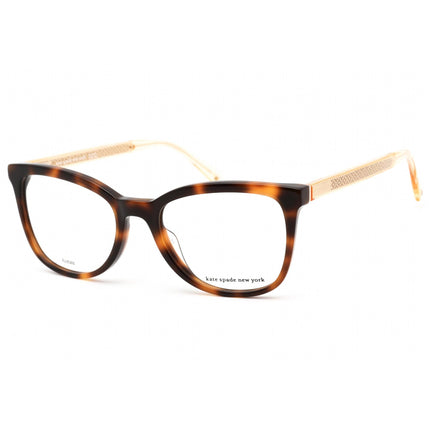 Kate Spade Women's Eyeglasses - Havana/Orange Cat Eye Shaped Frame | Sariyah 0086 00 ,