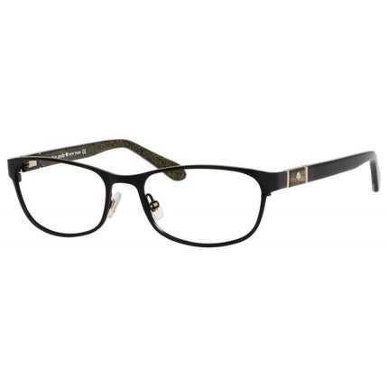 Kate Spade Women's Eyeglasses - Matt Black Rectangular Frame | KATE SPADE JAYLA 3 ,
