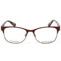 Kate Spade Women's Eyeglasses - Matte Burgundy Rectangular Frame | Benedetta 07BL 00 ,