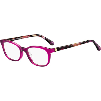 Kate Spade Women's Eyeglasses - Pink Square Frame, 51 mm | KATE SPADE LUELLA 035J ,